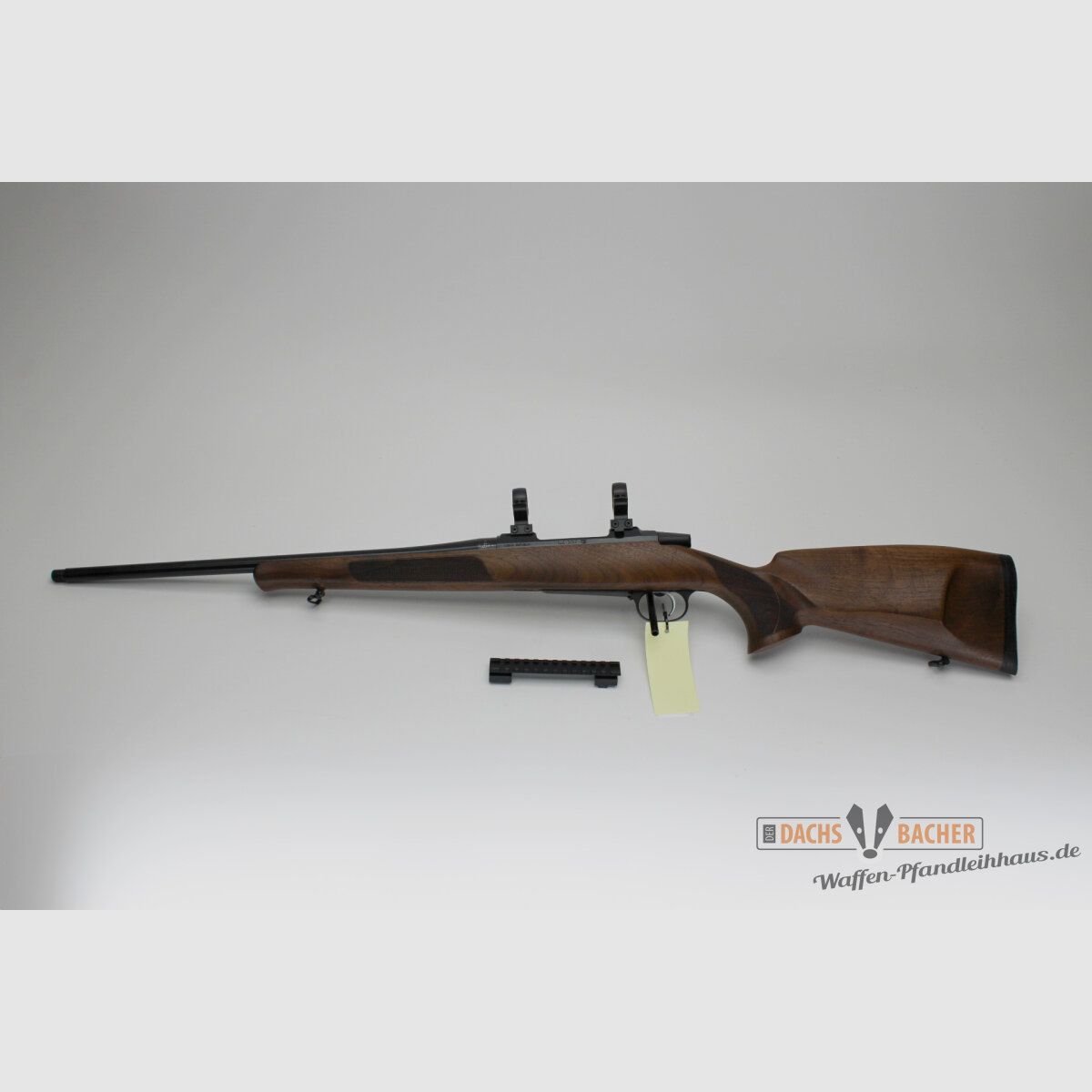 Rep. Büchse CZ 557 LUX Kal. 8x57 Mündungsgewinde mit Schiene und 30er Ringen, Bild 1 von 8