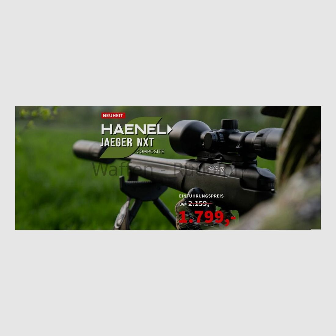 HAENEL Fucile a ripetizione lineare Jaeger NXT in composito