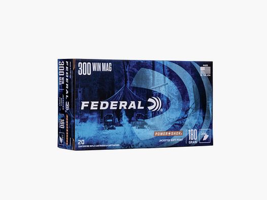 .300 Win mag FEDERAL POWER SHOK 180gr