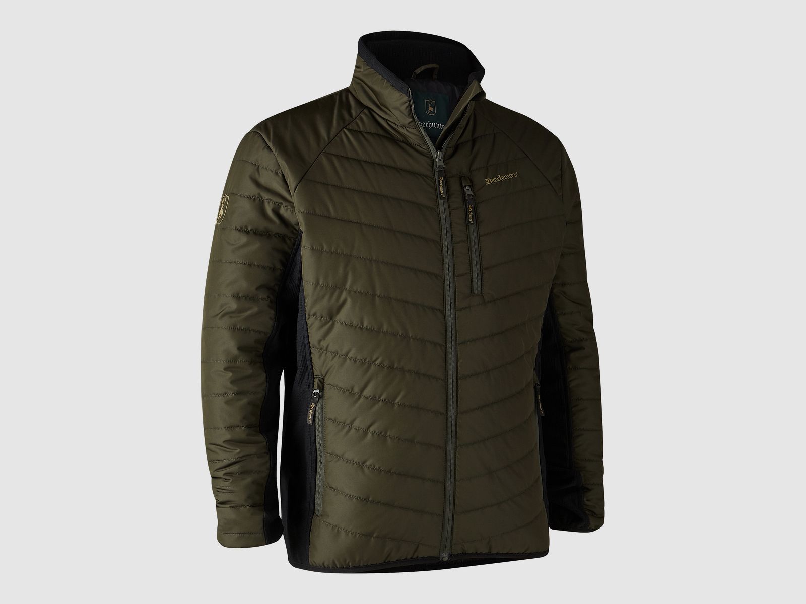 Deerhunter Moor Padded Jacket with softshell Adventure Green 4XL