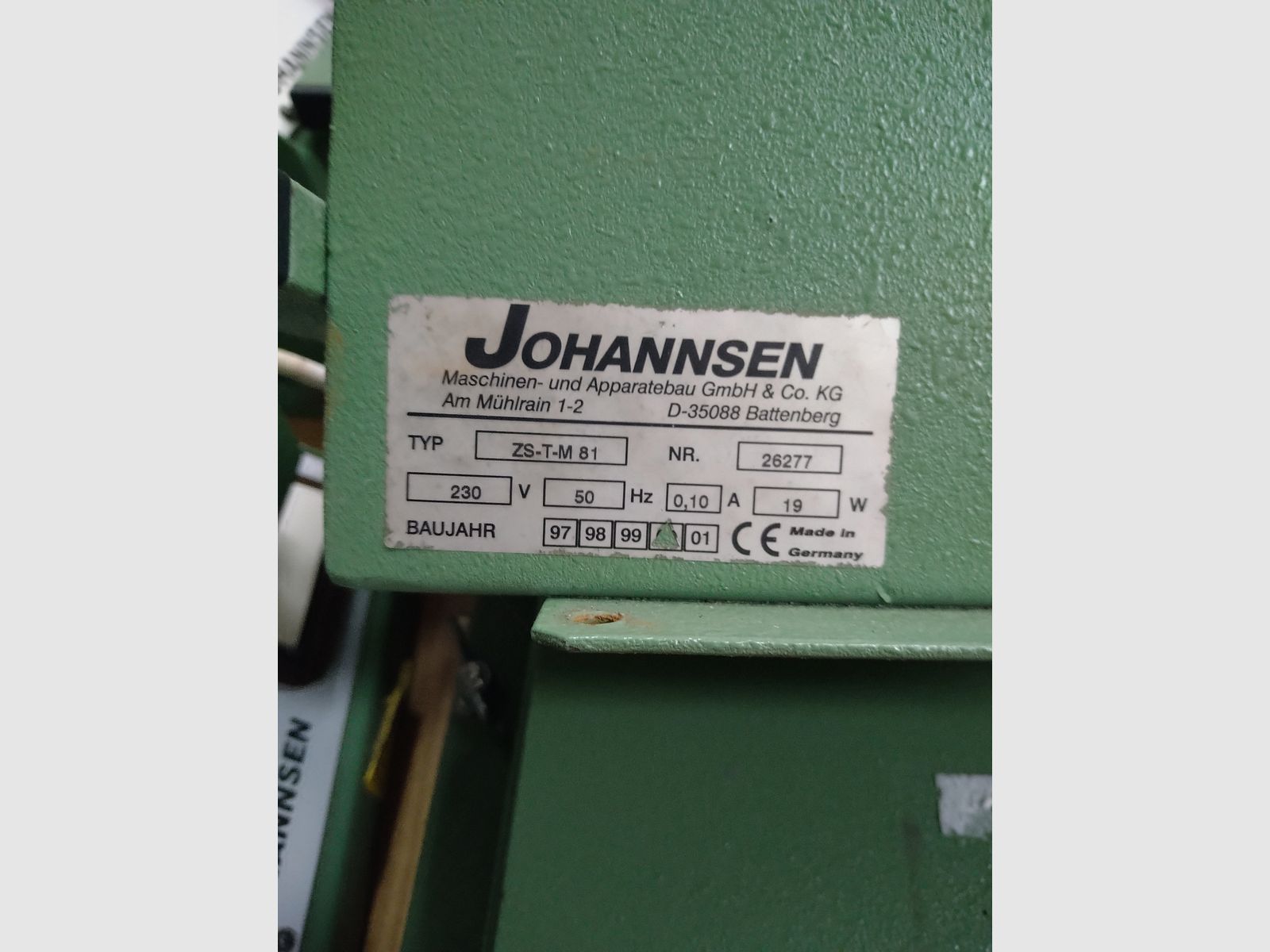 Se ofrecen Johannsen Scheibenzuganlagen