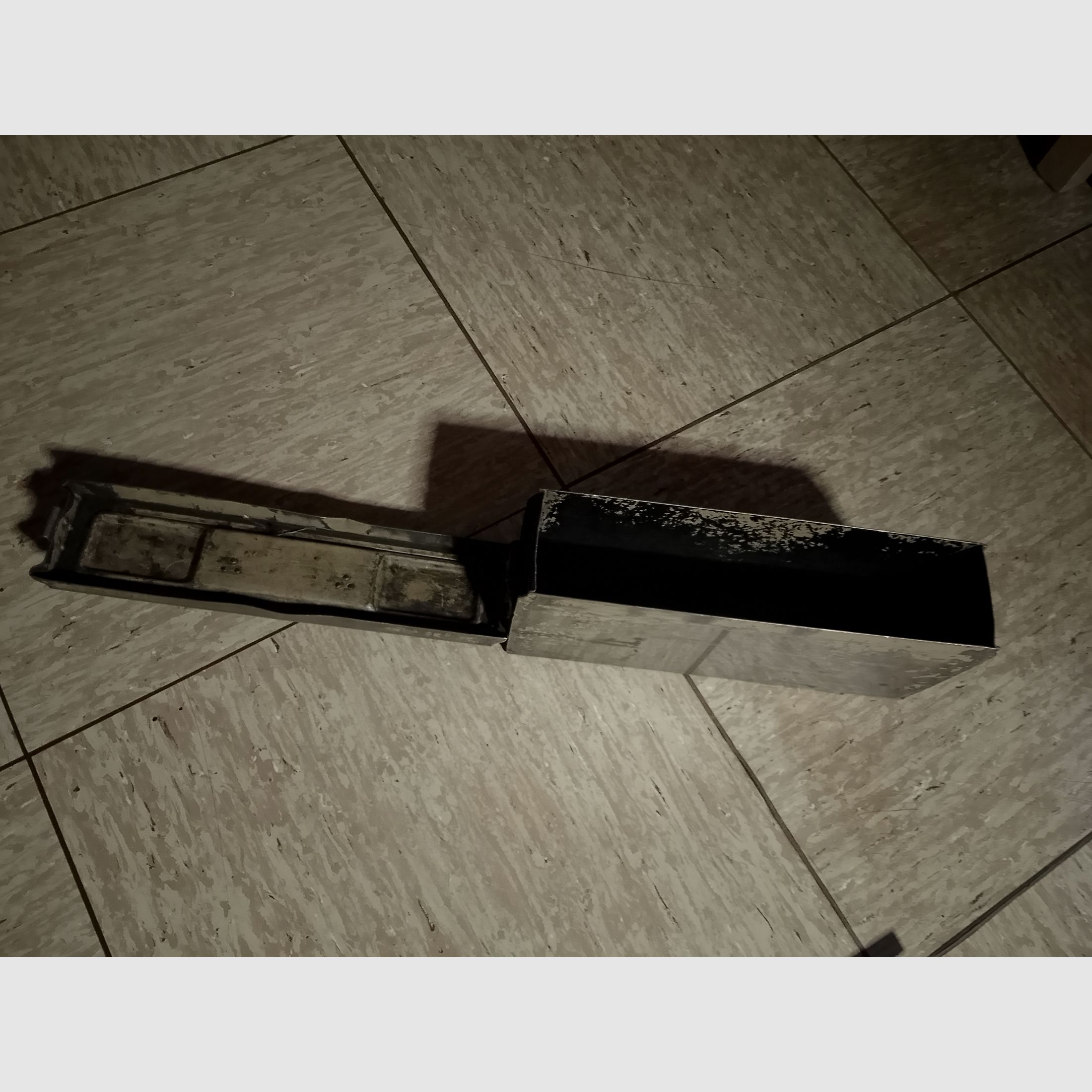 Munitionskiste klein länglich Bw Box Kiste Munition Bundeswehr 8,5cm x 17cm x 36cm