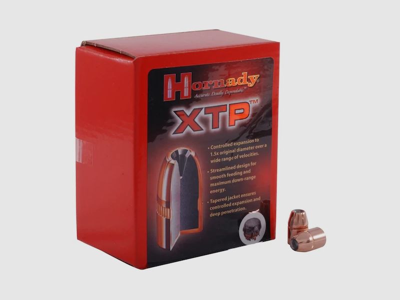 Hornady bullet .44/.430 HP/XTP with crimping ring 240GR 100 pieces
