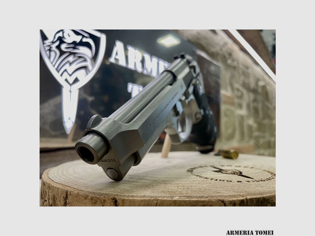USATO – PISTOLA – BERETTA 98FS INOX cal. 9×21, immagine 2 di 5