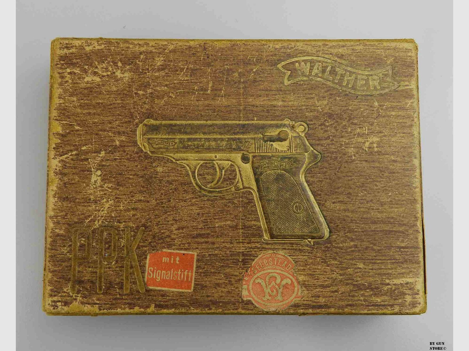 Pistola Walther Zella Mehlis mod. PPK cal. 7,65 mm 90° Sicherung matr. 808106, immagine 8 di 15