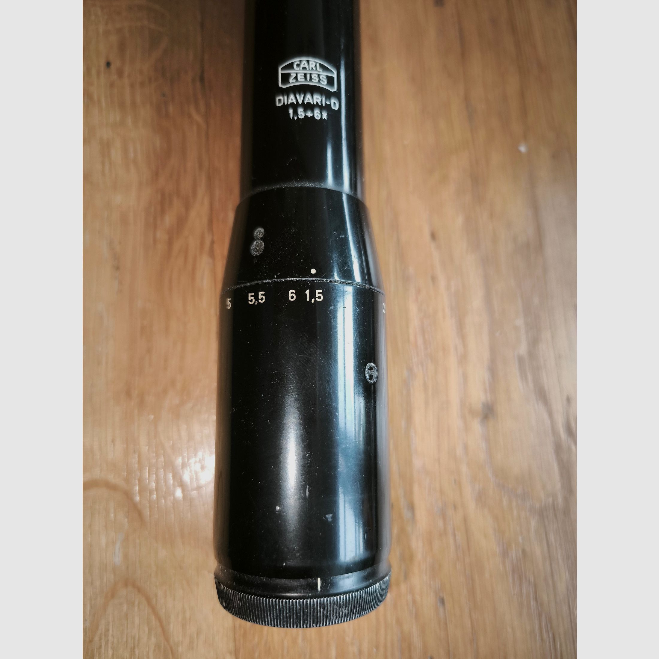 Zeiss Diavari scope 1.5-6x36, reticle 11, scope rail