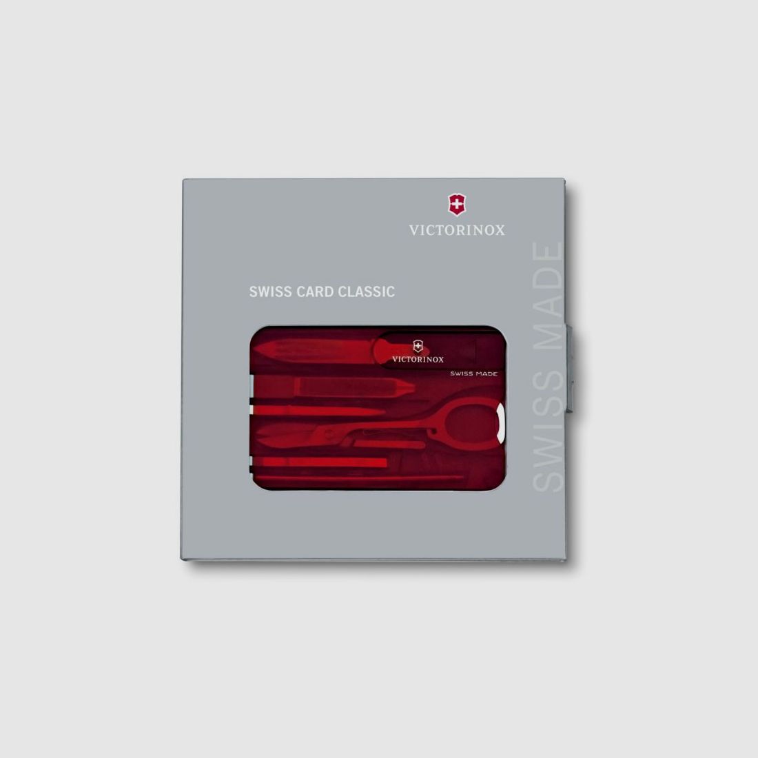 Victorinox Swiss Card Classic Red Transparent, image 8 of 8