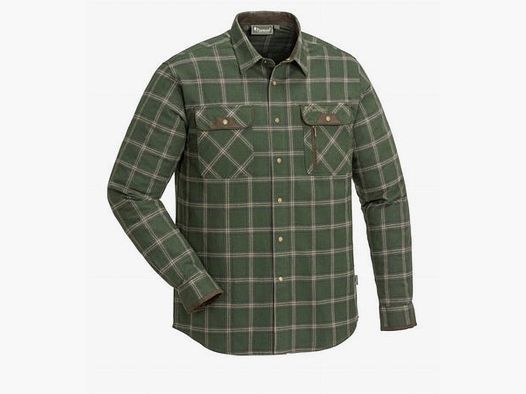 Pinewood Prestwick Exclusive Shirt Moss Green D Brown