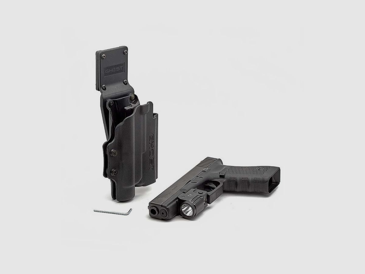 Ghost Hybrid SF Holster, Hand version: Right hand, Pistol model: Glock 17, image 2 sur 3