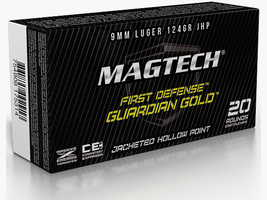 Munición Arma Corta CBC CBC Guardian Gold-9mm Luger-124 GR-JHP-GG9B