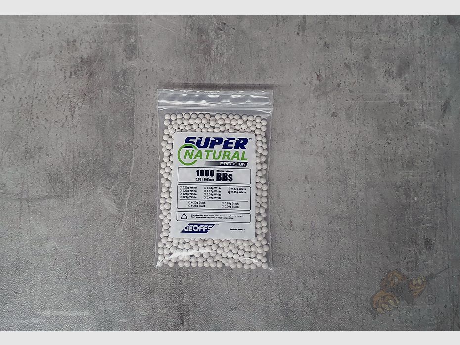 0.45g Bio BB Super Natural Precision 1000rds - Geoffs