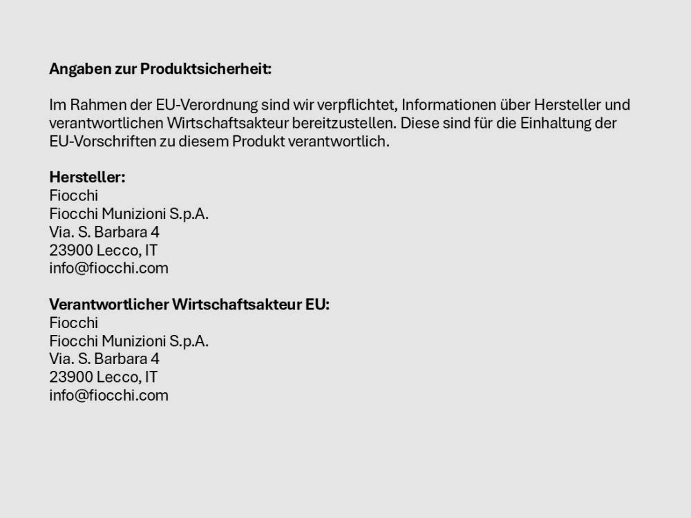 Fiocchi cartridges 7.65mm Luger Fiocchi 93grs FMJ VE 50 cartridges / 6.03g full metal jacket round nose (7.65mm Parabellum)