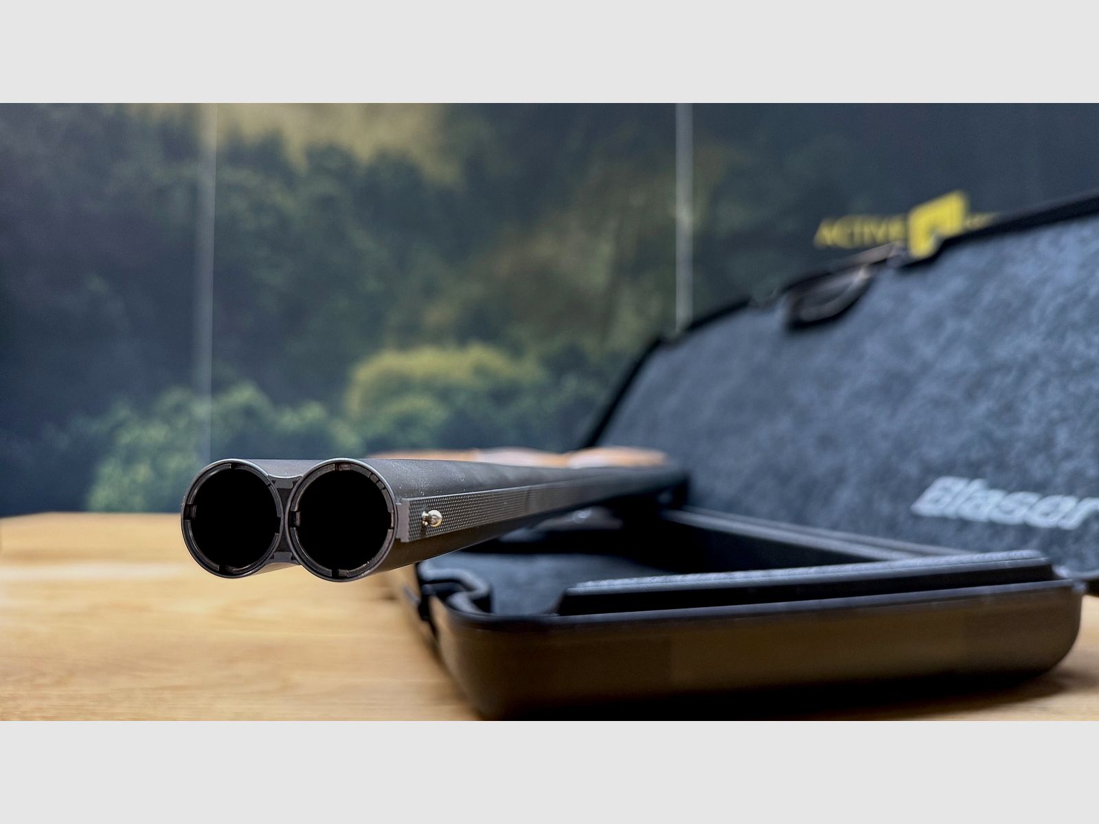 Bockdoppelflinte Blaser F16 Game / HK 7 / mattes Finish / 12/76 / Logo silber / Basküle stahlgrau / LL 71 cm