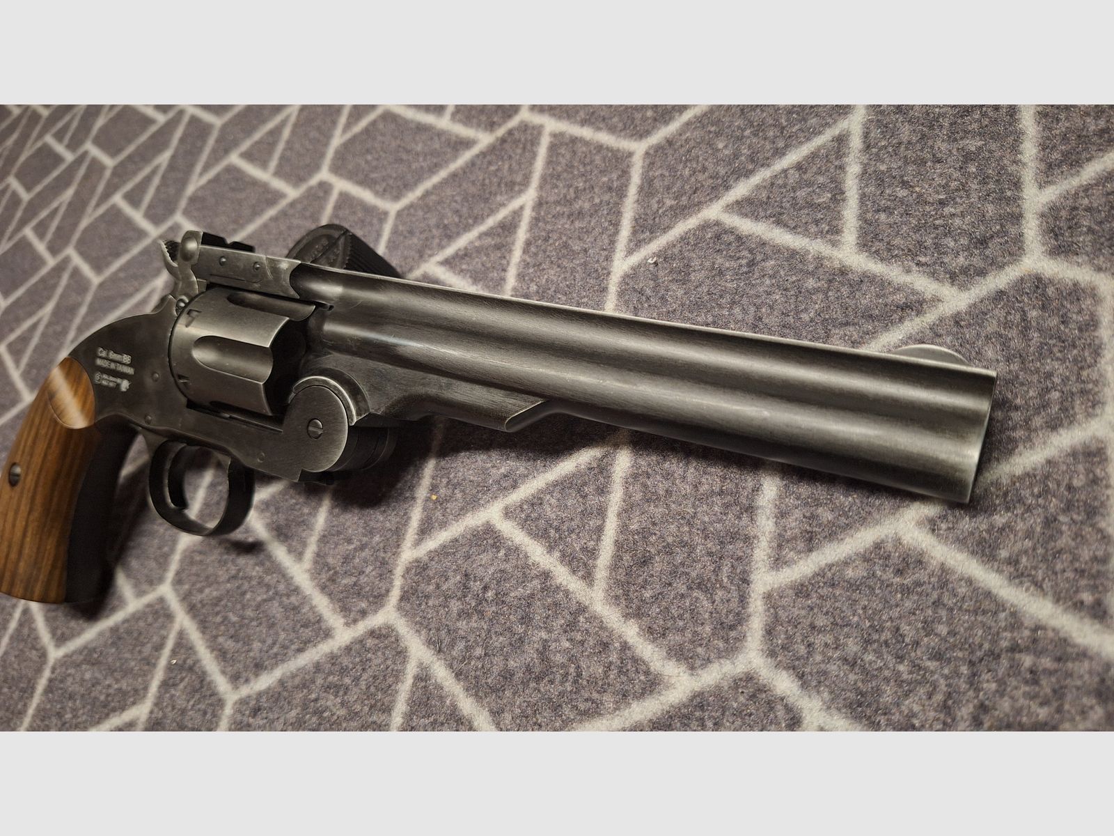 ASG Schofield 1877 6 Zoll Revolver Vollmetall CO2 6mm BB Aging Black
