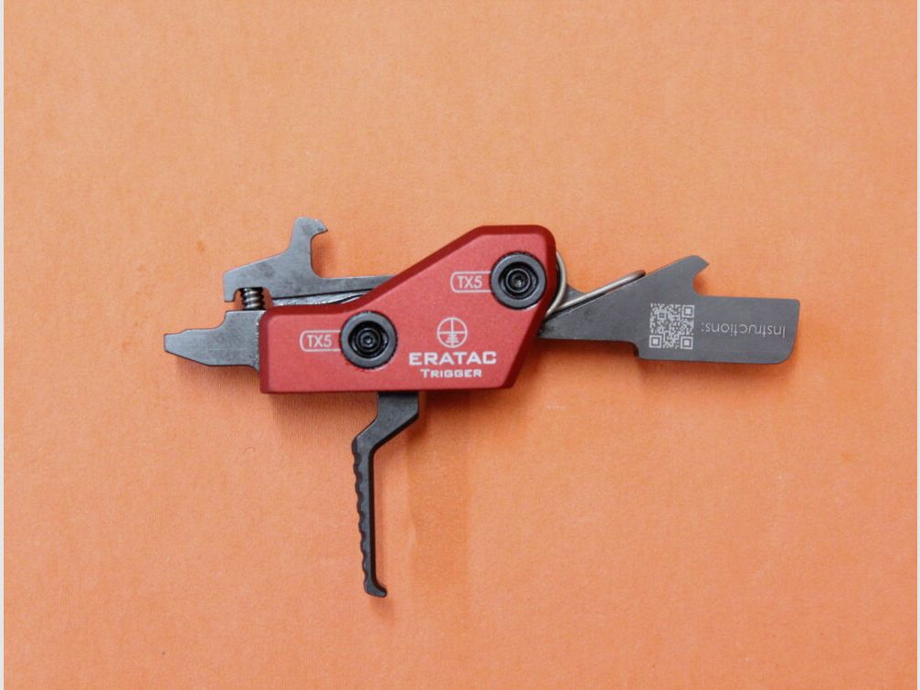 ERATAC AR-15 Umschaltbarer Sportabzug ERATAC Trigger Straight (T0560-0102) Single Stage (10/ 15 N)