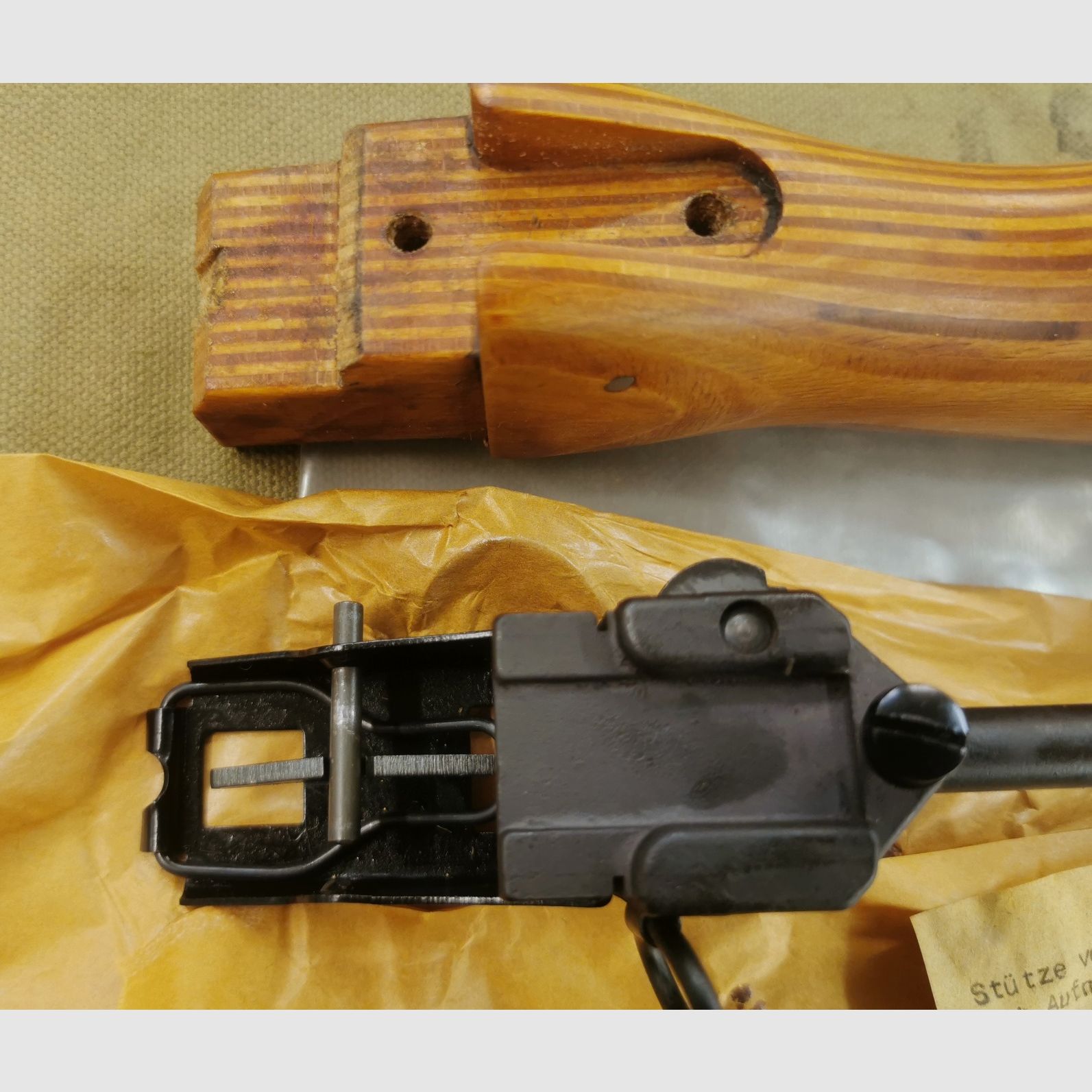 AK 47 Klappschaft Ganzstahl, NVA MPi Klappschaft 