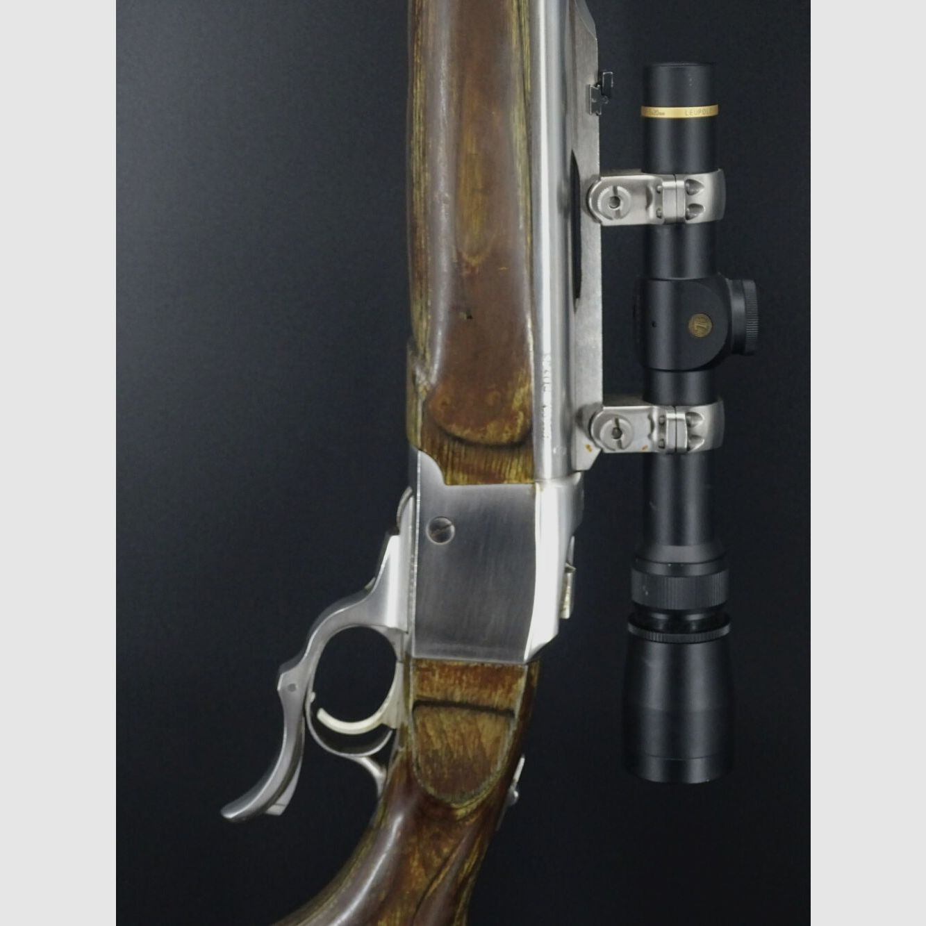 Ruger No1 mit Leupold ZF Kaliber .458 Lott Männergewehr No1 Bj 2007 Stainless