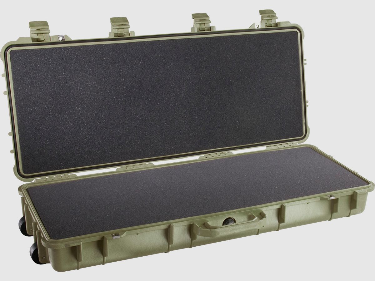 PELI™ – Case 1700 / grün / mit Schaum / mit Rollen, Bild 1 von 2