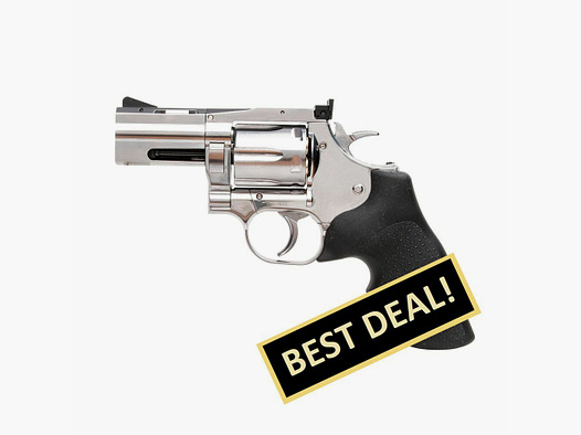 Dan Wesson 715 2,5" Argento 4,5mm BB Pressione d'Aria Co2