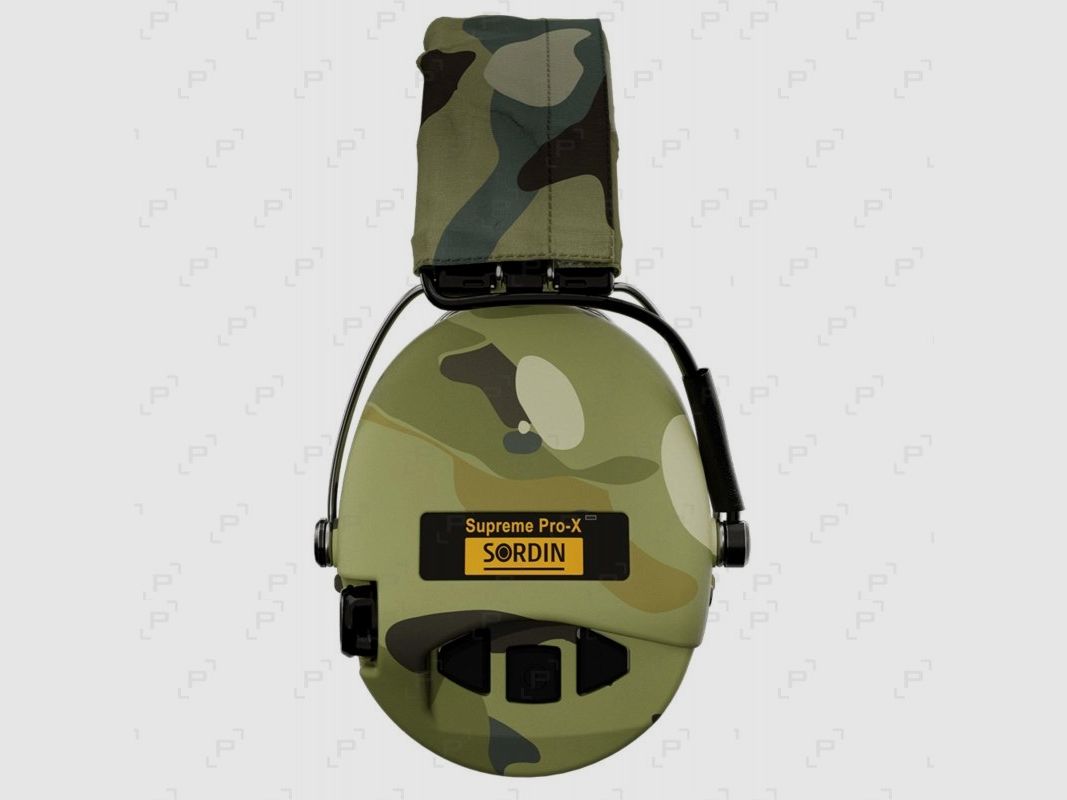 Elektronischer Schutzhelm SORDIN SUPRÈME PRO-X LED CAMO mit Gelpolstern, Bild 3 von 5