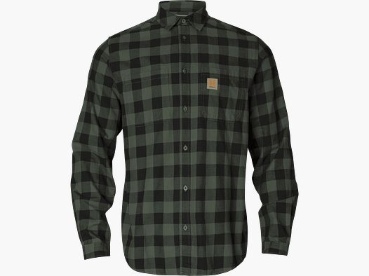 Härkila Camisa L/S Escandinava Hombre Cuadro Verde 2XL