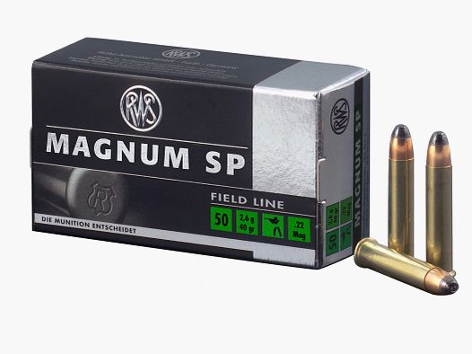 RWS 2133075 .22 Mag. Teilmantel-Hohlspitz 2,6g 40grs. Fieldline