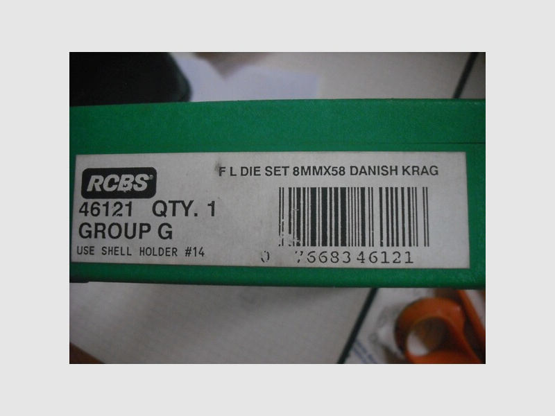 RCBS 8x58 Danish Krag