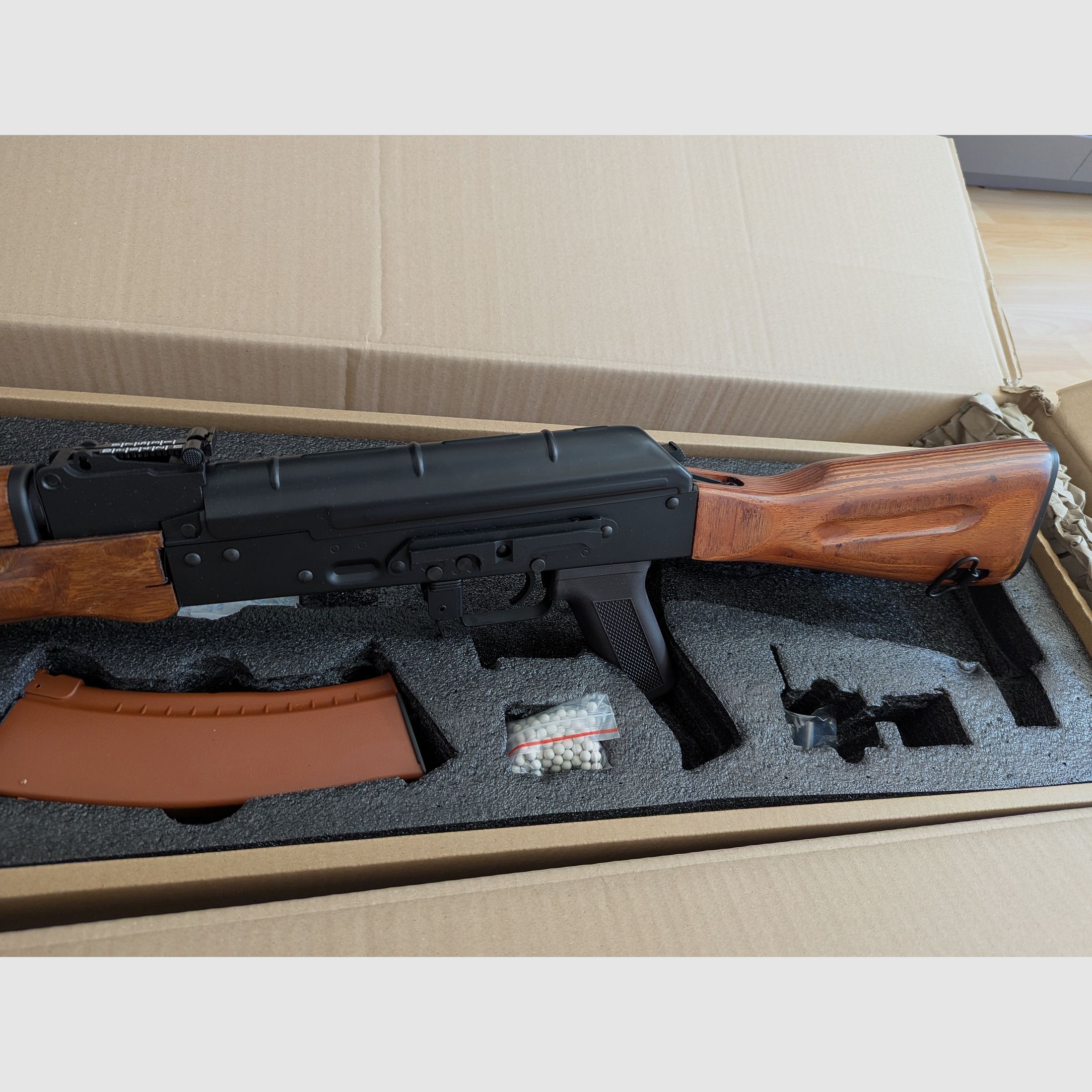 Begadi AK-74 Sport S-AEG mit Begadi CORE EFCS / Mosfet, Echtholz Festschaft