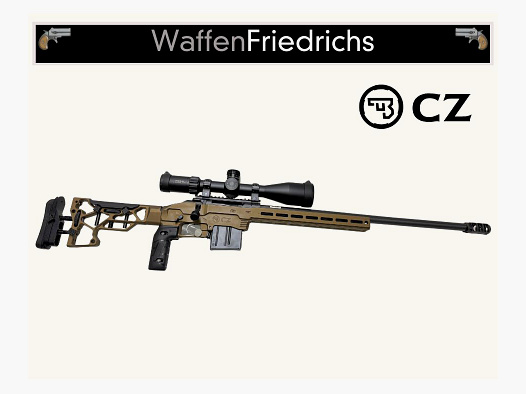 CZ 600+ MDT Deep Bronze - Repetytor - Zestaw Komplet - Broń Friedrichs