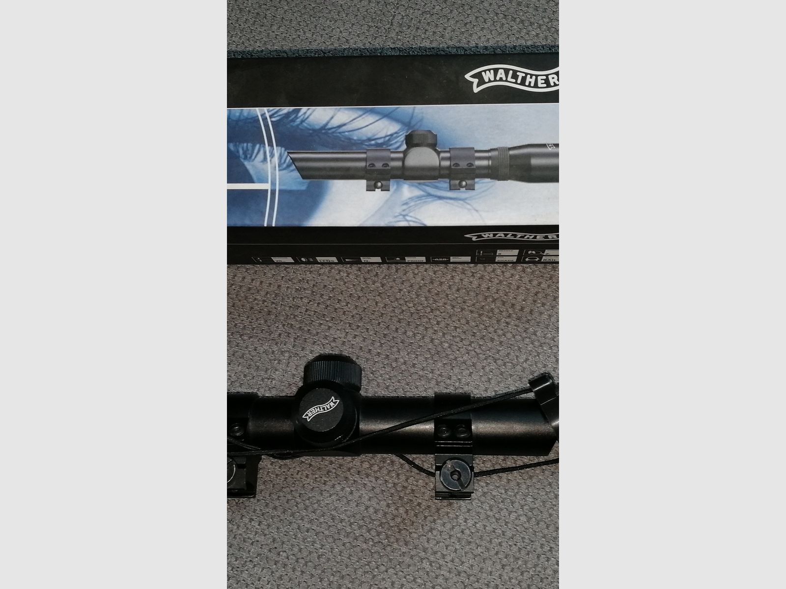 Walther Luftpistole CP 88 silber