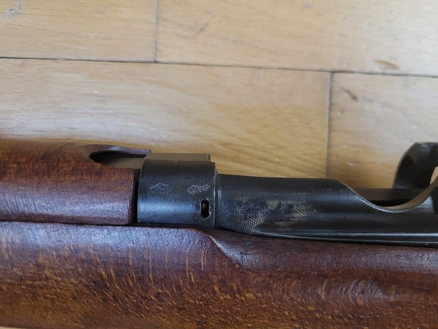 Zeer mooi Engels geweer Lee Enfield MKIII (*) – Zeer zeldzame Engelse fabricage uit de Tweede Wereldoorlog door B.S.A. uit 1943! – Origineel kaliber 303 British – Enkele serienummer – MUSEUMSTAAT!, afbeelding 34 van 41