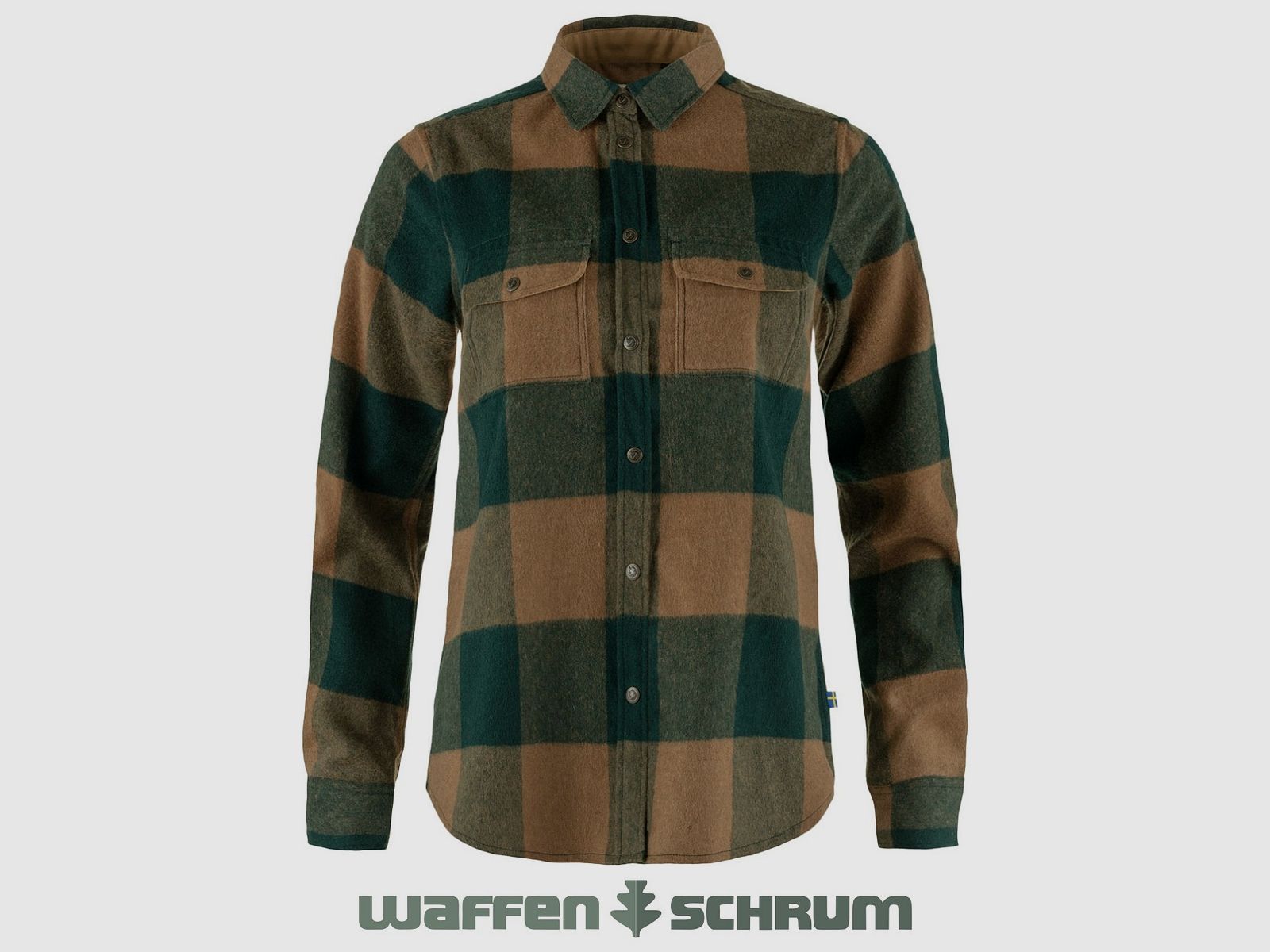 Fjällräven Bluse Canada Deep Forest-Dark Grey