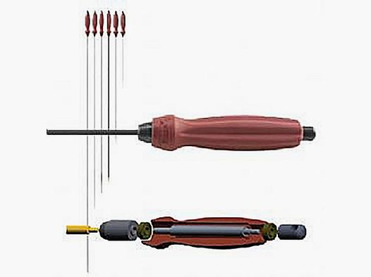 TIPTON Deluxe 1-Piece Carbon Fiber Cleaning Rod 40+ Cal. 36″, retail pk
