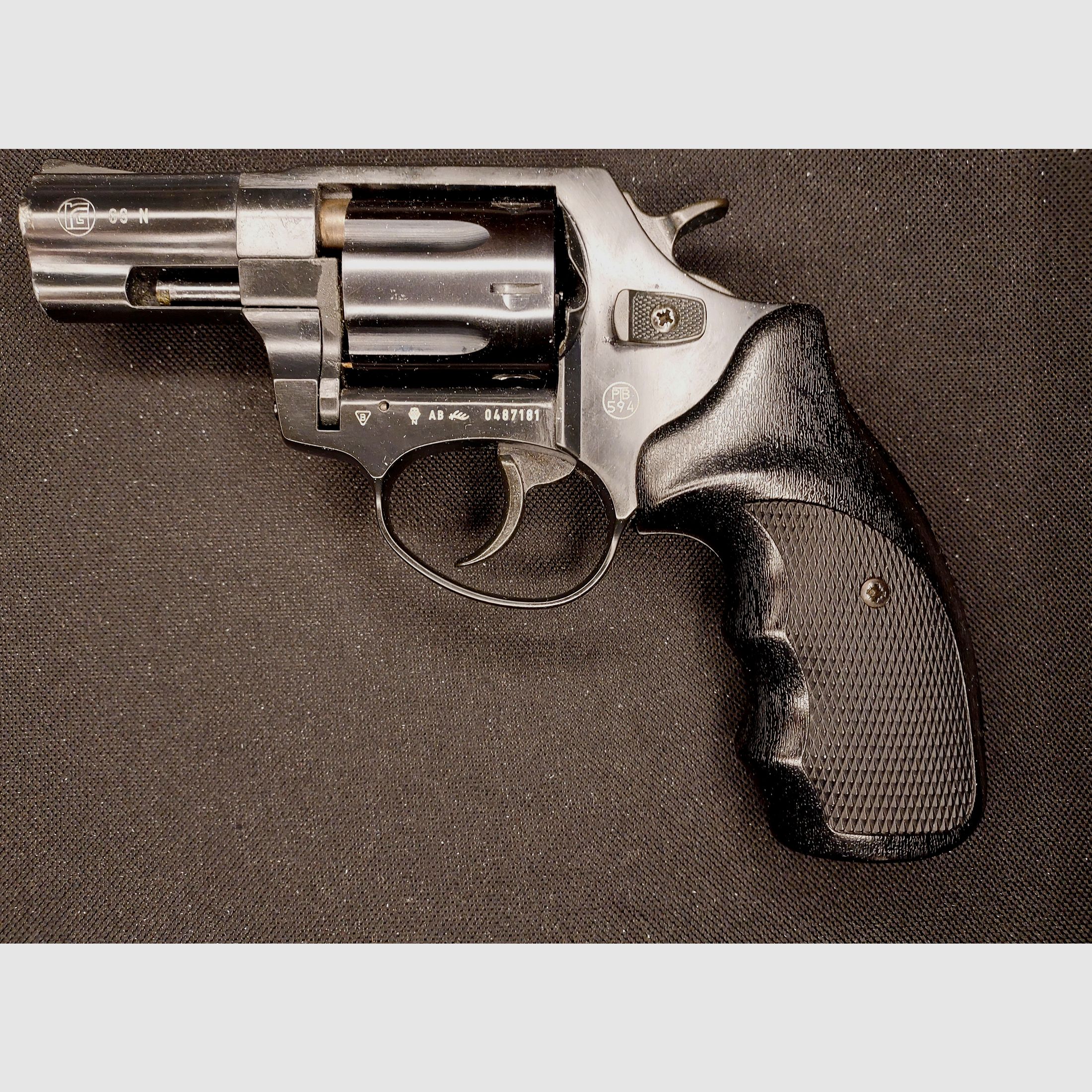 Röhm RG69 Schreckschuss Revolver brüniert (PTB 341) Rg 69 Stahltrommel OVP