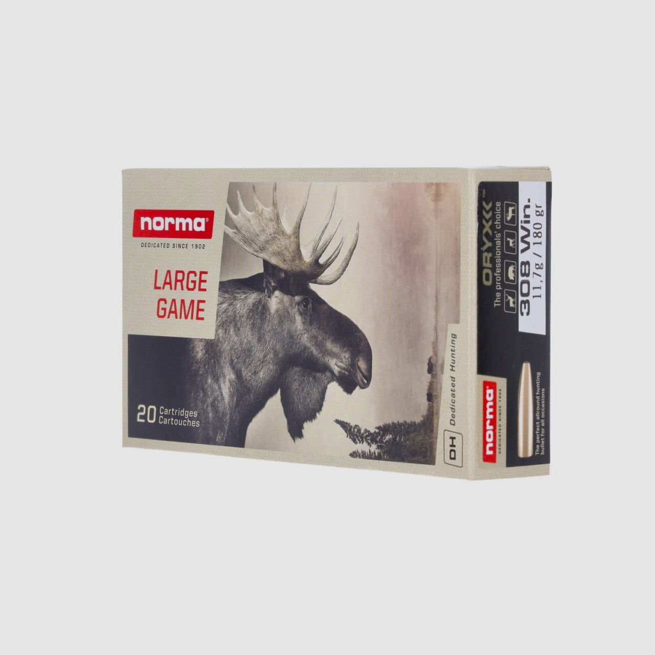 Norma .308 Norma Mag. Oryx 180 gr. - 20 pcs.