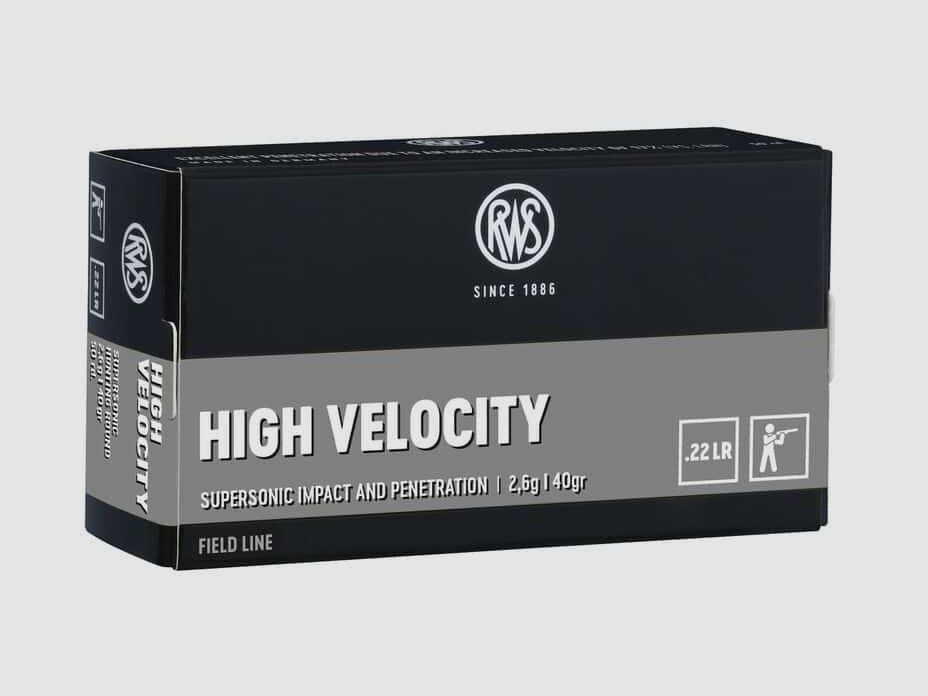 .22lr. RWS High Velocity, 2.6g. / 40grs.