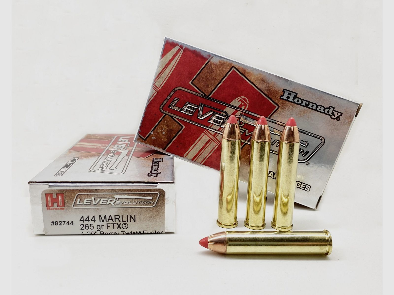 Munition Hornady 444 Marlin LEVER REVOLUTION FTX 265 gr