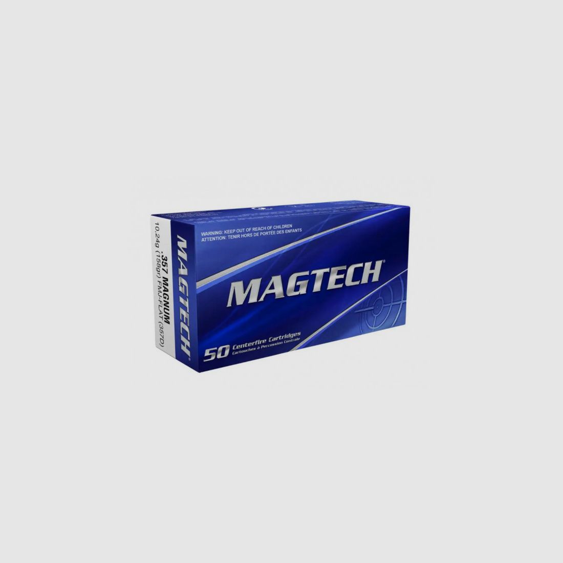 MAGTECH .357MAG. 158GRS FMJ-FLAT. - 50 ROUNDS
