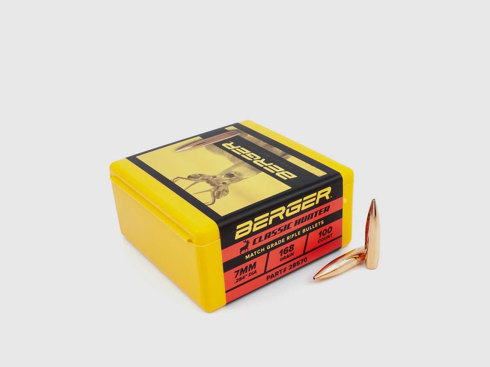 Berger Pocisk 7mm/.284 Classic Hunter 168GR 100 Sztuk