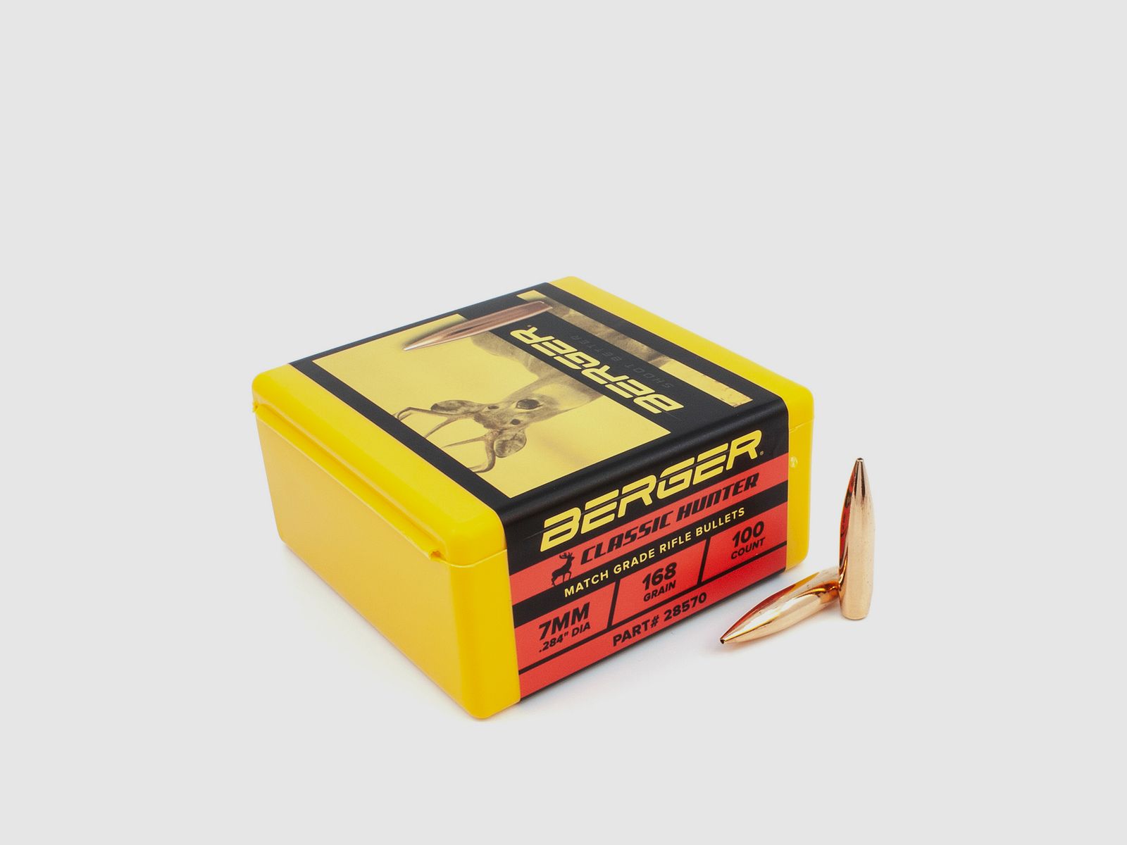Berger Geschoss 7mm/.284 Classic Hunter 168GR 100 Stück