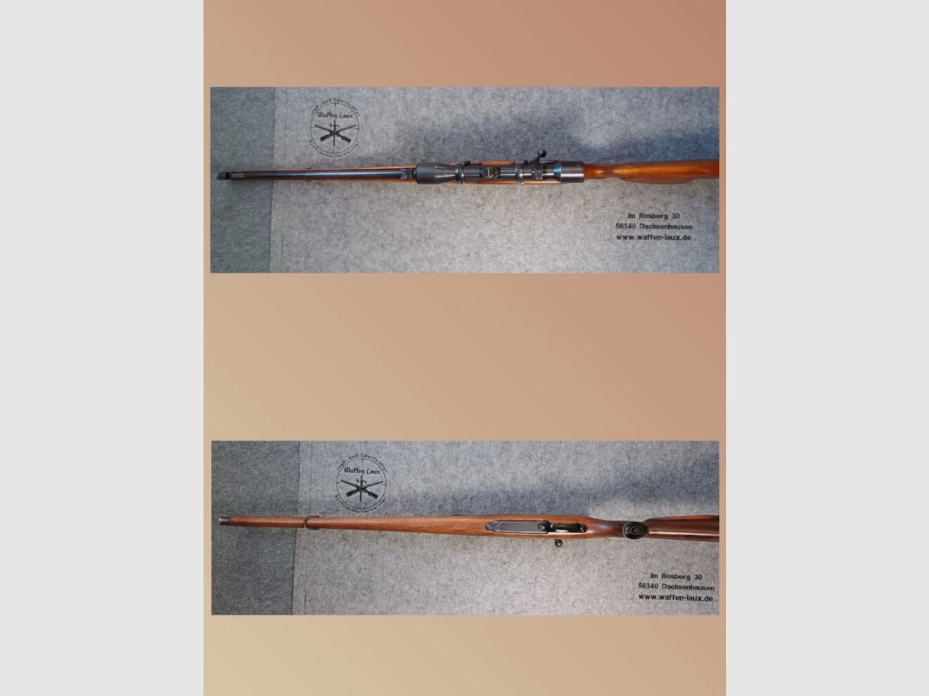 Fusil à répétition Krico Kriegeskorte avec optique Hubertus 4x