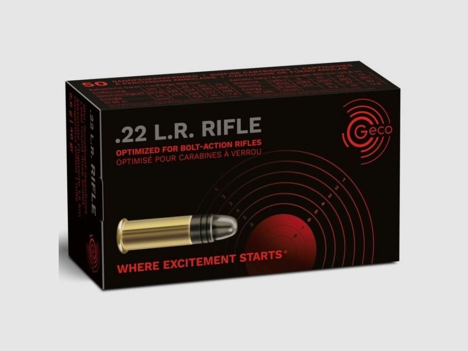 Munition 22lr Geco Rifle 40 gr, image 1 sur 14