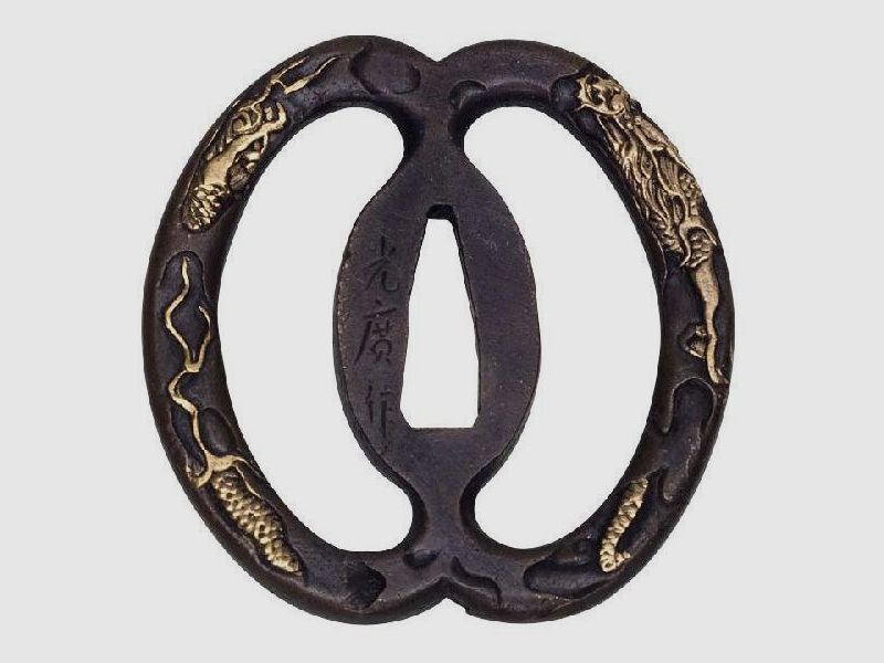 John Lee Musashi Tsuba handgefertigt