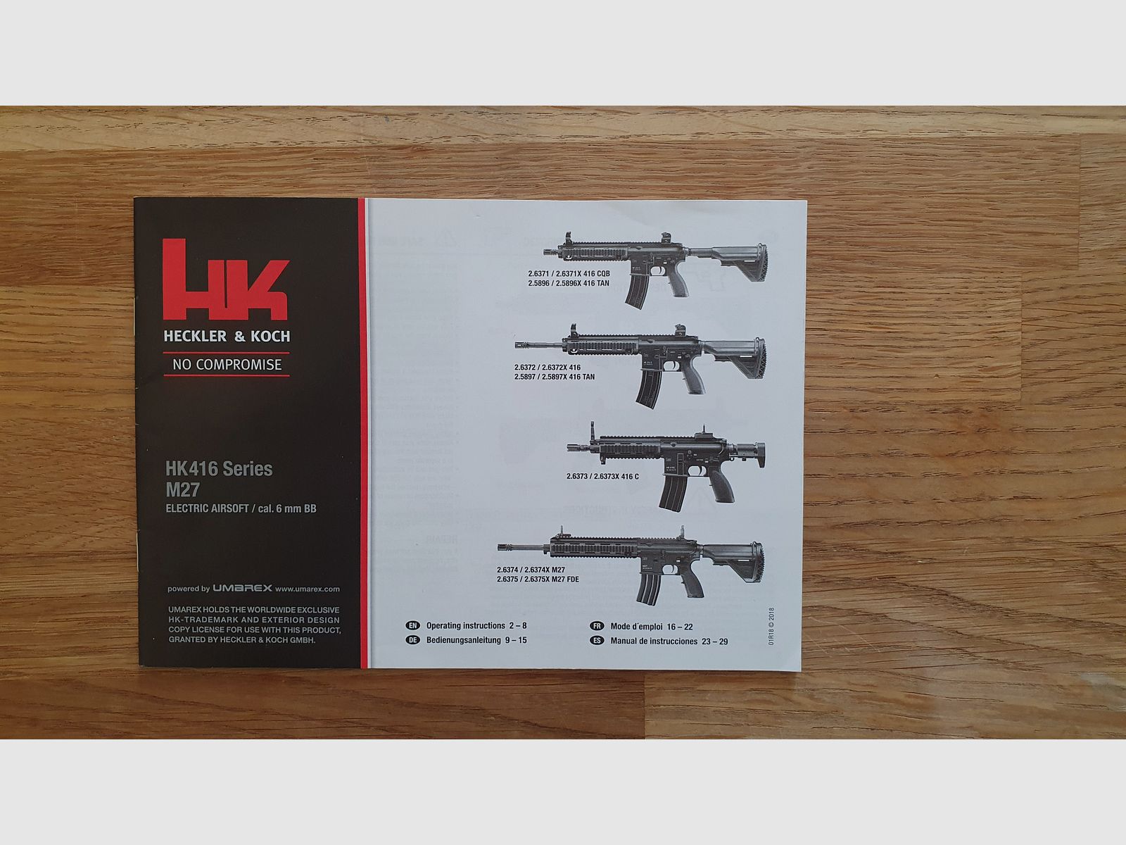 HK 416D CQB Airsoft VFC S-AEG  Top Zustand