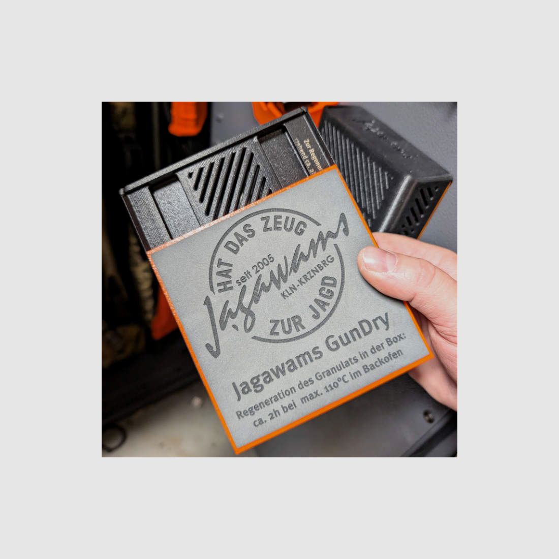 Jagawams GunDry - Dehumidifier for the gun cabinet - Oven-safe for regeneration