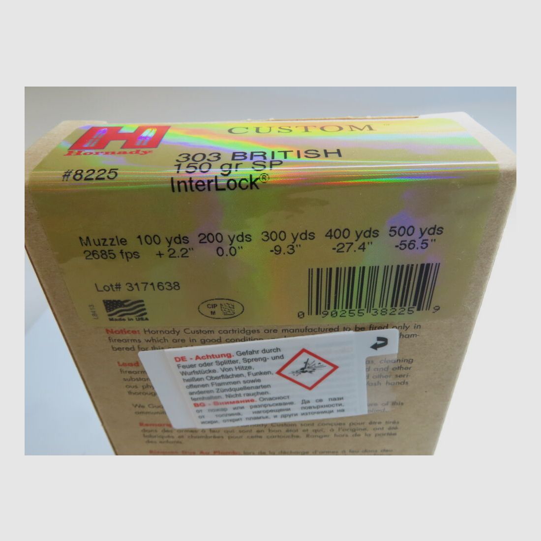 Hornady Custom .303Brit. / 150gr SP