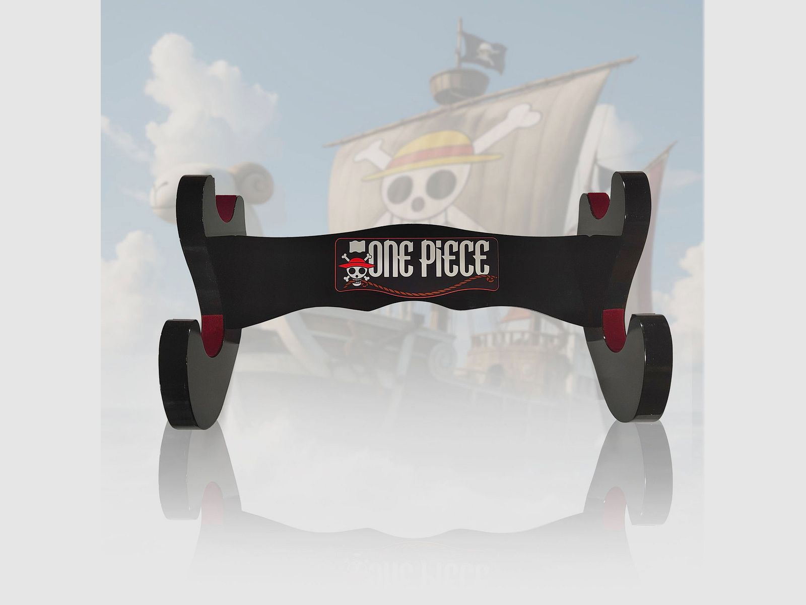 One Piece Wandhalter für 2 Katana