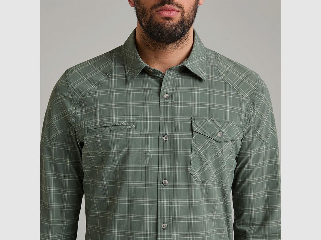 SHIRT – MOUNTAIN – MEN – CEDRO SHIRT Sage Green, image 8 of 8