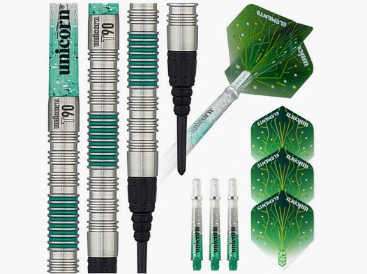 UNICORN – T90 Core XL Grün – 90% Wolfram Soft Tip Darts 19g