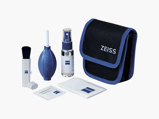 1x ZEISS Lens Cleaining Kit - Zielfernohr/Fernglas/Linsen-Reinigungs-SET > Blasebalg,Pinsel,Lösung..